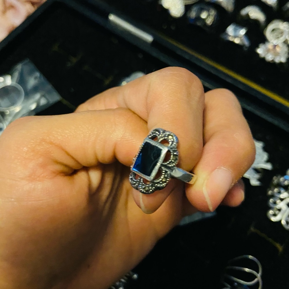 Sterling silver rings - Picture 7 of 8
